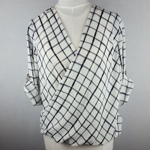 Wrap Hi-Low Blouse